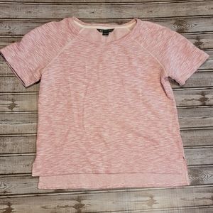 Armani Exchange High Low Pink Marbled Top Size M